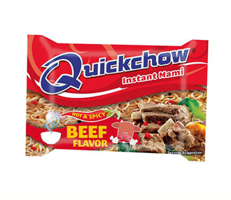 Quickchow Instant Mami - Hot & Spicy Beef 55g